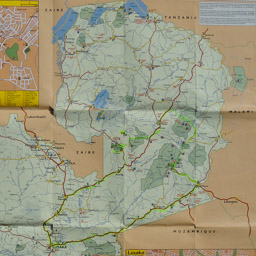 Zambia North-East Map